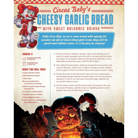 The Official Five Nights at Freddy's Cookbook: An Afk Book (Spiral Bound)