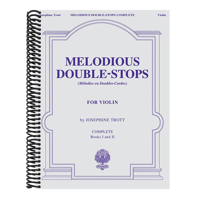 Trott: Melodious Double-Stops for the Violin (Complete Book I and II) - Violin Lesson Books - Violin Sheet Music for Beginners