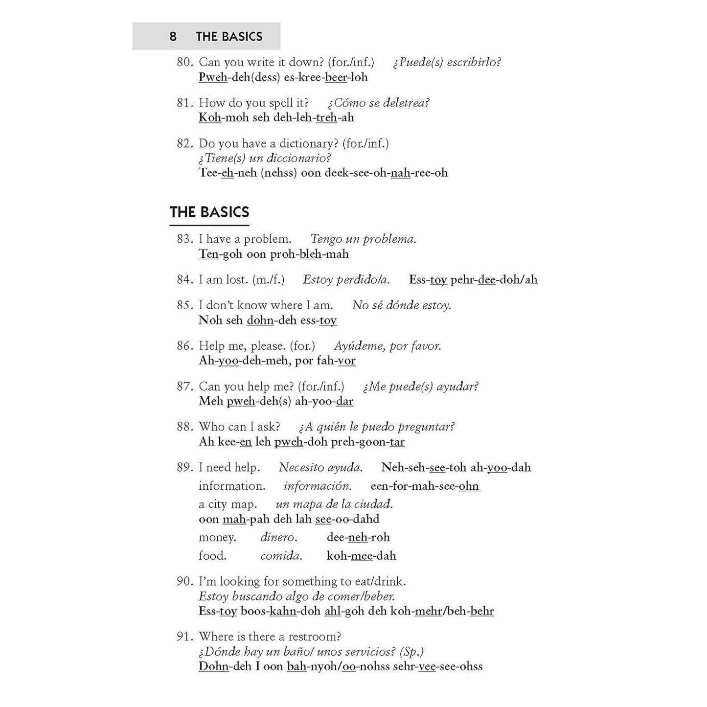Easy Spanish Phrase Book New Edition: Over 700 Phrases for Everyday Use (Spiral Bound)