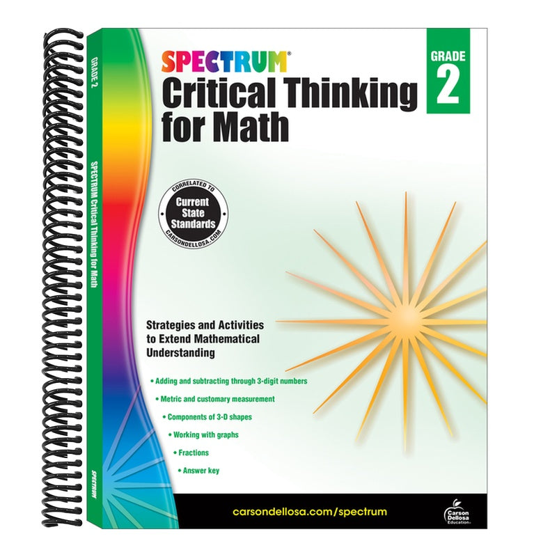 Spectrum Critical Thinking for Math, Grade 2: Volume 44