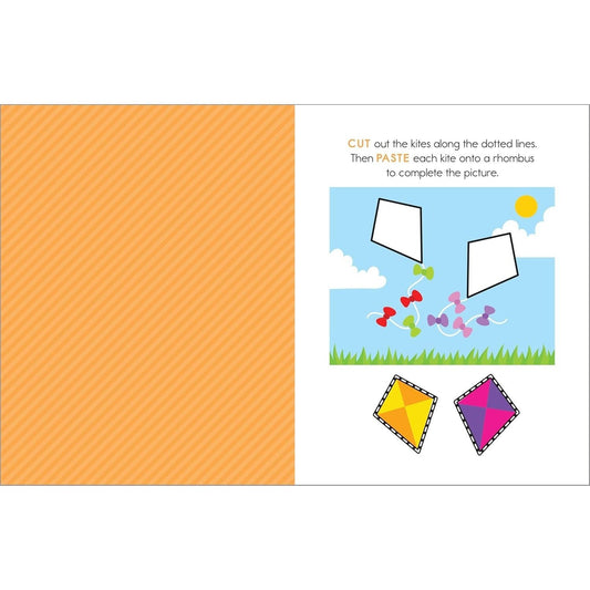 My First Scissor Skills Workbook: Cut-And-Paste Activities to Build Hand-Eye Coordination and Fine Motor Skills (My First Preschool Skills Workbooks)
