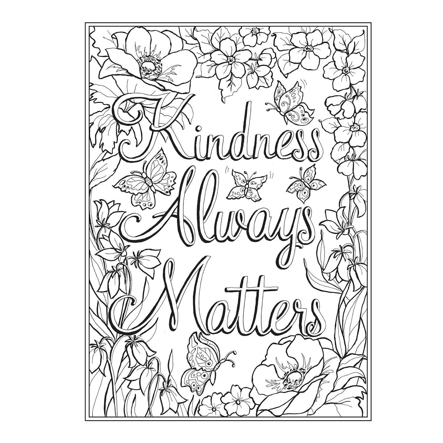 Creative Haven Cheerful Inspirations Coloring Book
