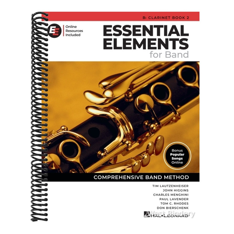 Essential Elements for Band - BB Clarinet Book 2 with Eei Online Resources Clarinet Method Songbook and Sheet Music for School Band Students and Teach