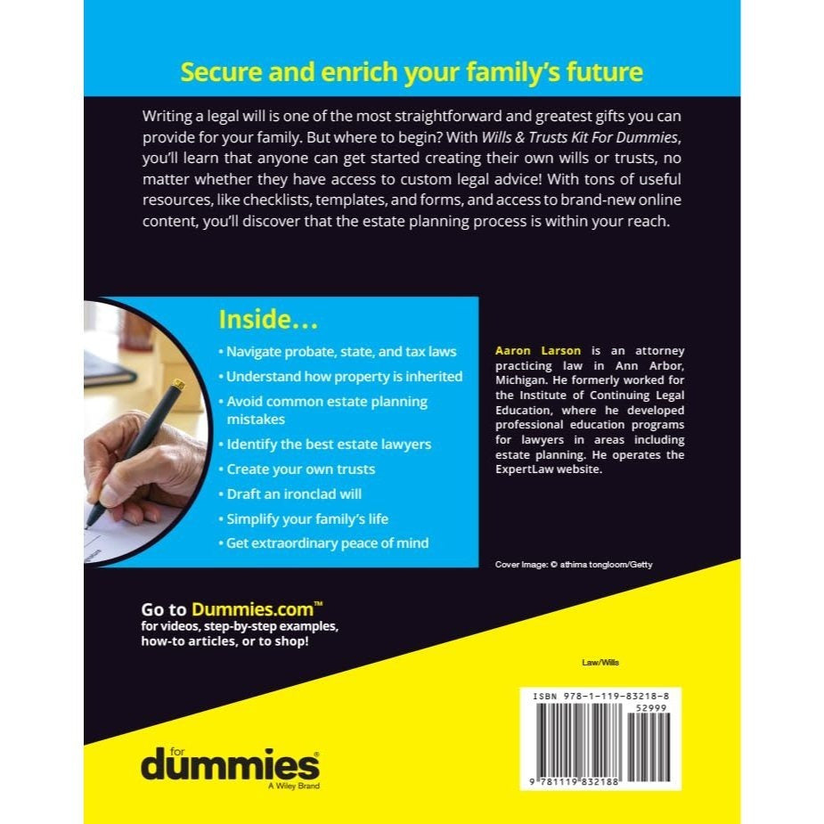 Wills & Trusts Kit for Dummies
