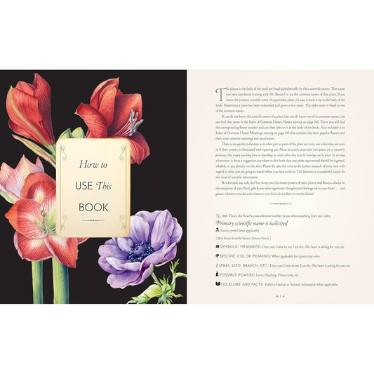 The Complete Language of Flowers: A Definitive and Illustrated History - Pocket Edition (Spiral Bound)
