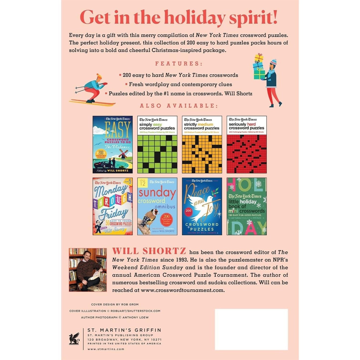 The New York Times All I Want for Christmas Is Crosswords: 200 Easy to Hard Crossword Puzzles