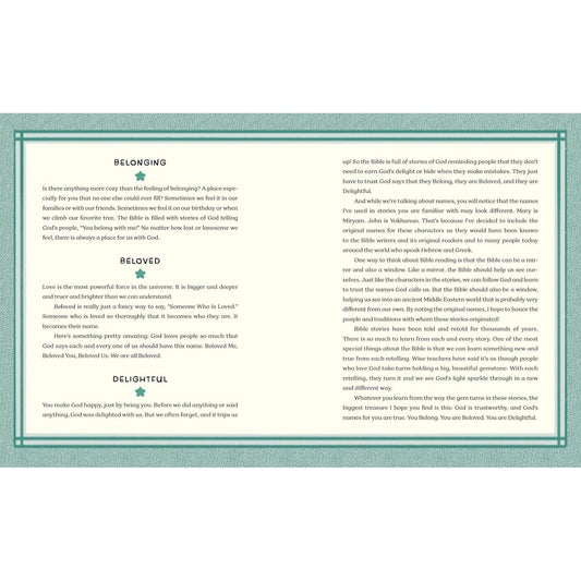 The Book of Belonging: Bible Stories for Kind and Contemplative Kids (Spiral Bound)
