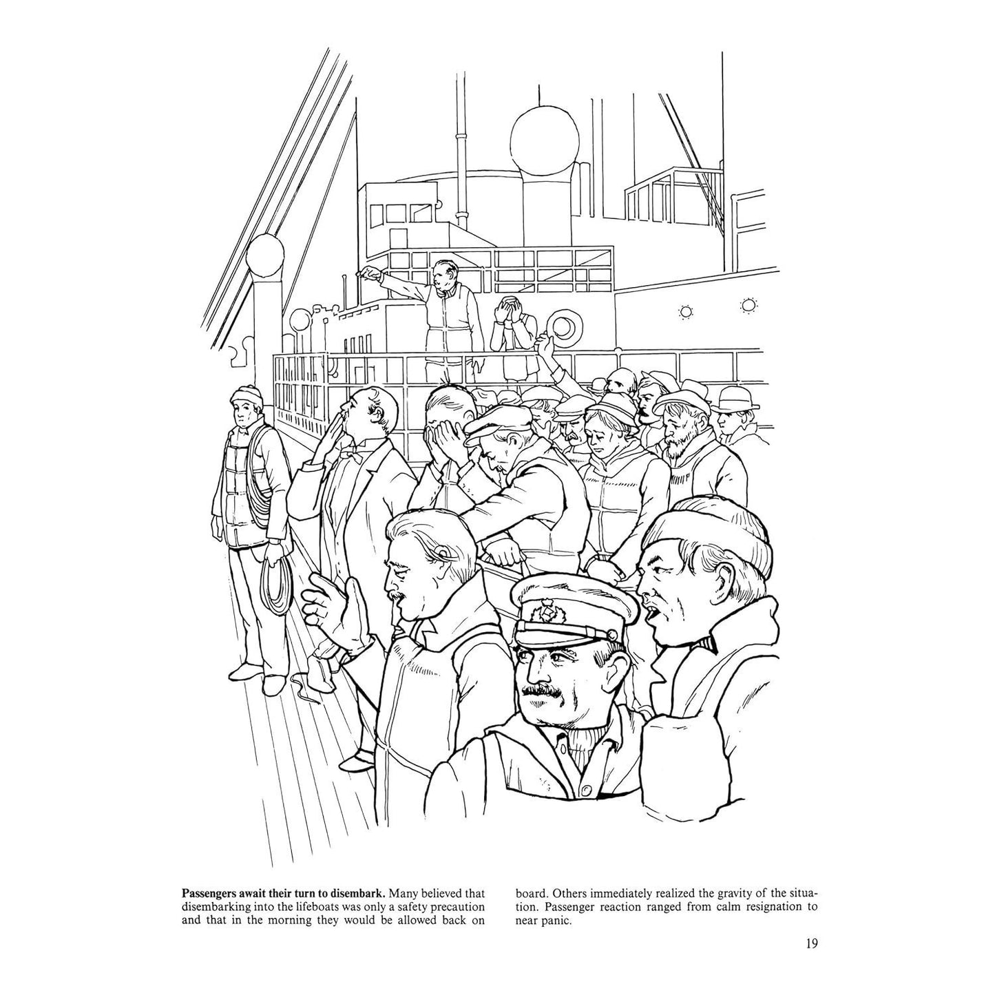 The Titanic Coloring Book