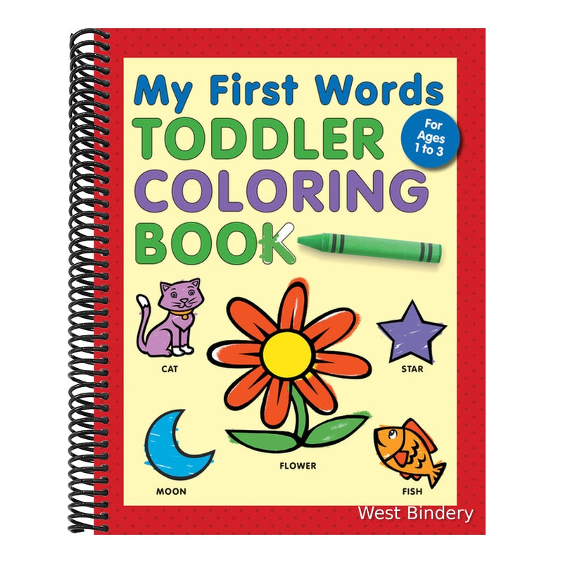 My First Words Toddler Coloring Book