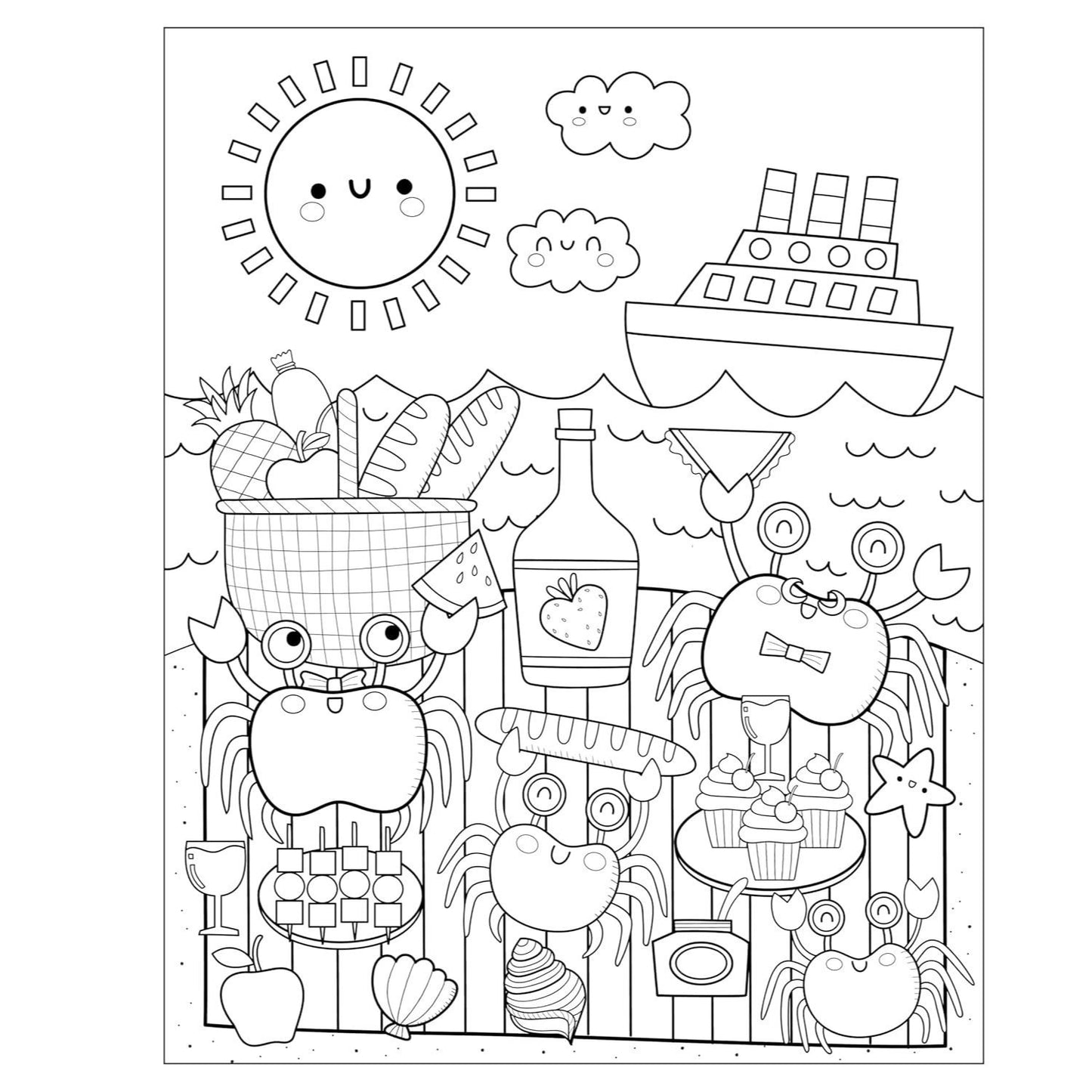 Mangatopia: Sea Creatures: An Underwater Coloring Book of Anime and Manga
