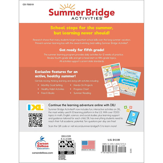Summer Bridge Activities, Grades 4 - 5