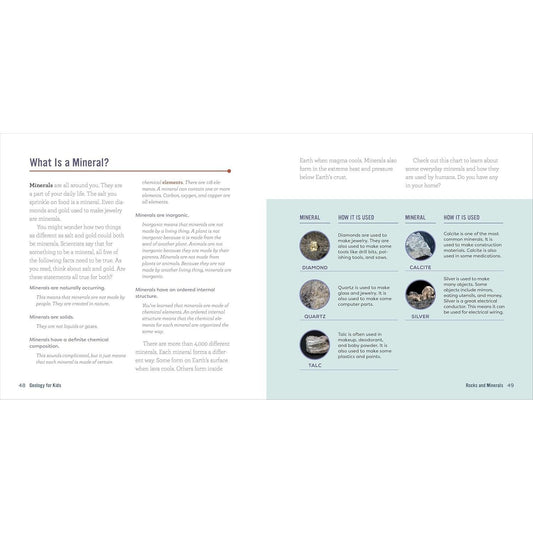 Geology for Kids: A Junior Scientist's Guide to Rocks, Minerals, and the Earth Beneath Our Feet
