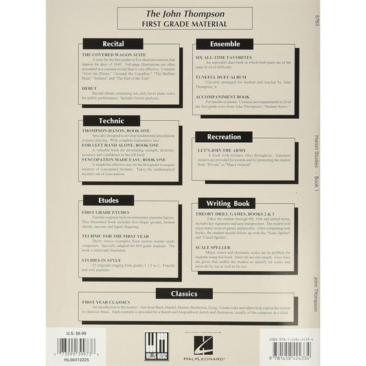 Hanon Studies - Book 1: Elementary Level