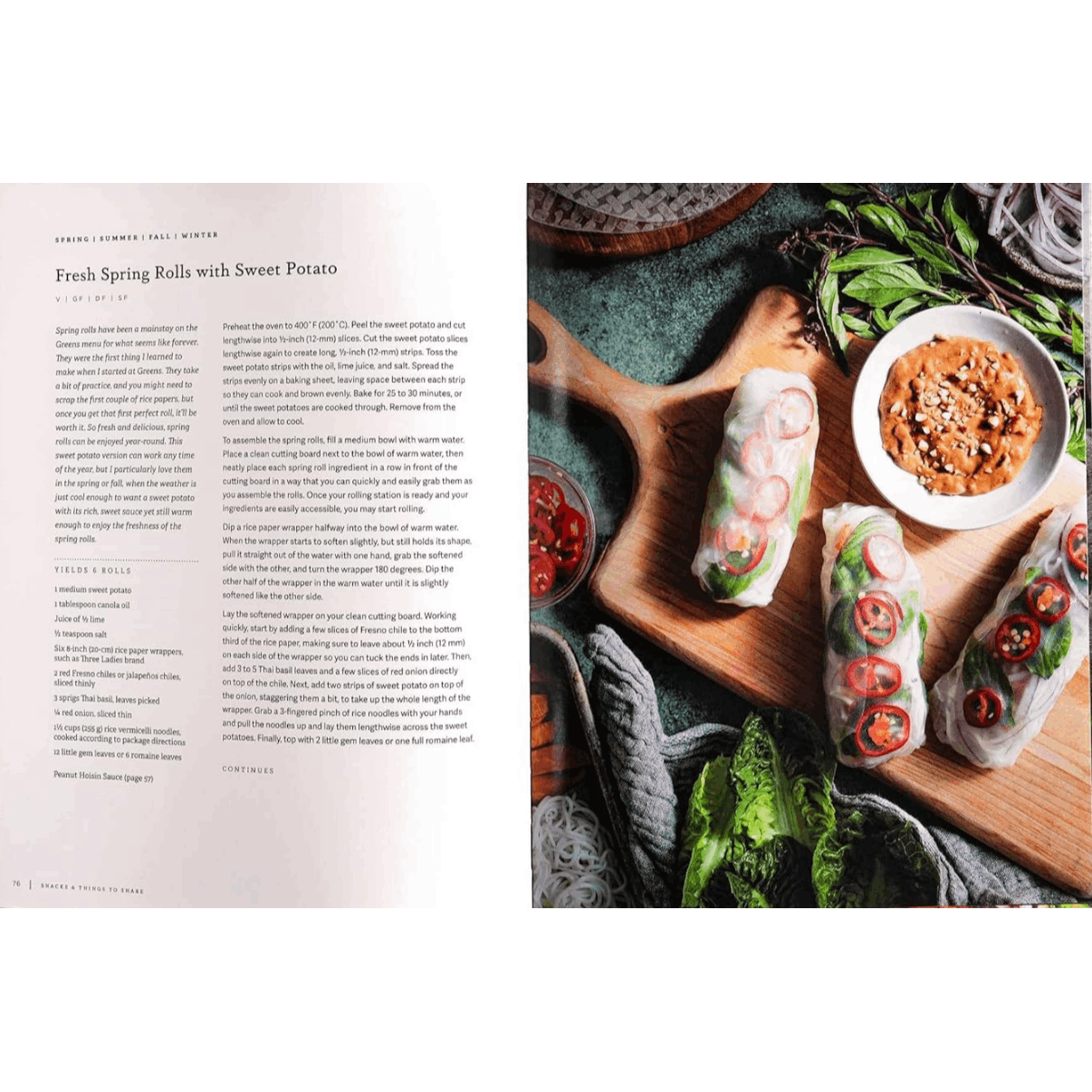 Seasons of Greens: A Collection of New Recipes from the Iconic San Francisco Restaurant