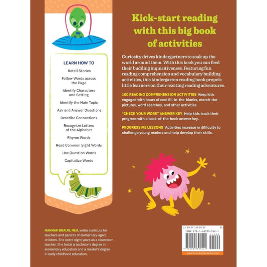 The Big Book of Reading Comprehension Activities, Kindergarten: 100 Activities for After-School and Summer Reading Fun