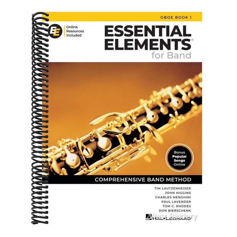Essential Elements for Band Oboe Book 1 with Eei Online Resources Beginner Oboe Method and Sheet Music for Students and Teachers Comprehensive Band Me