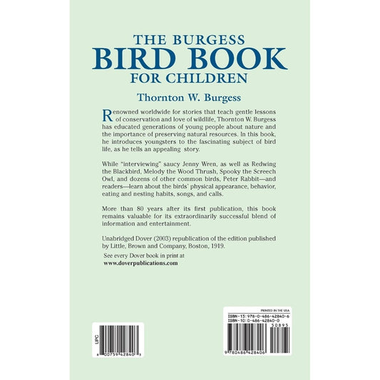 The Burgess Bird Book for Children