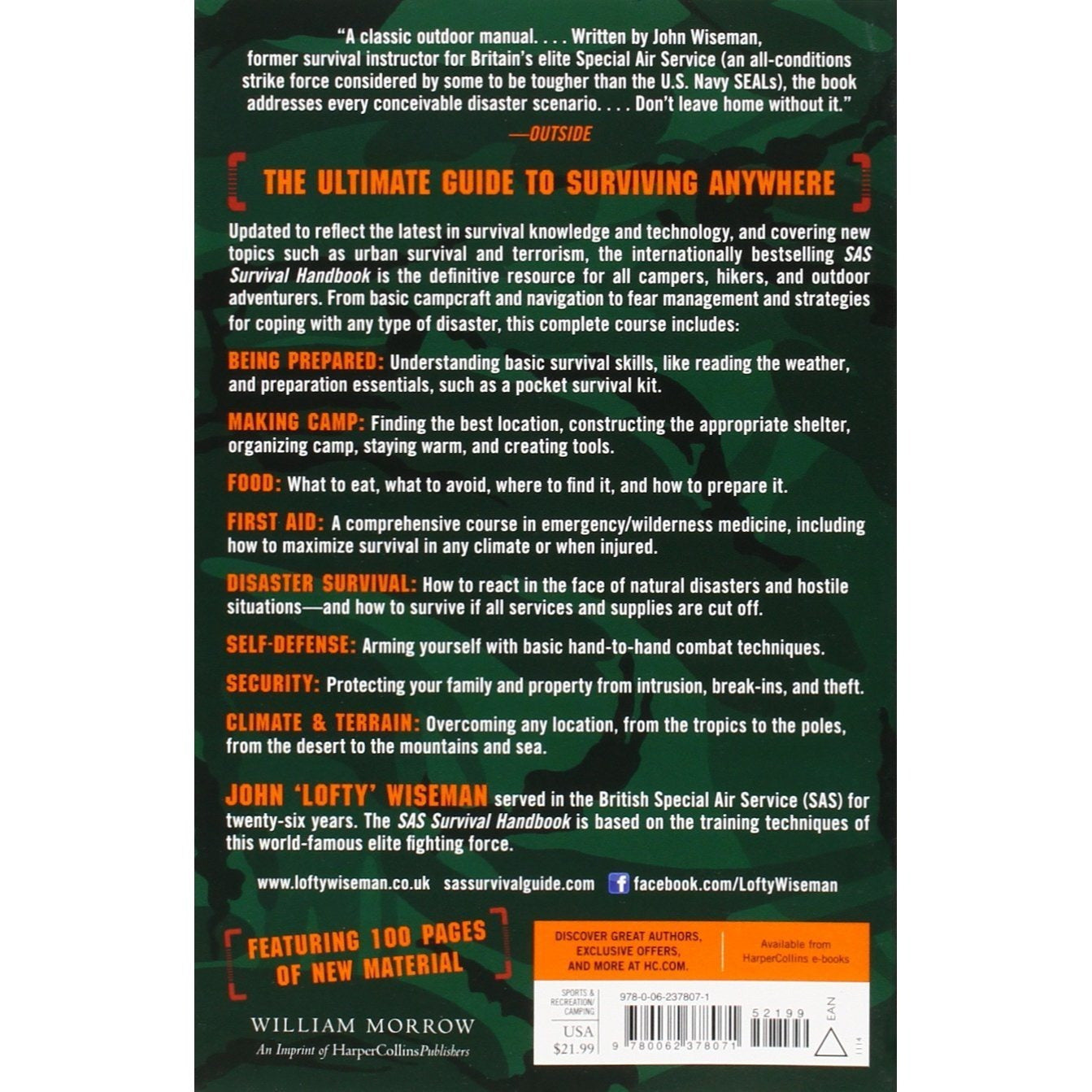 SAS Survival Handbook, Third Edition: The Ultimate Guide to Surviving Anywhere (Revised) (Spiral Bound)