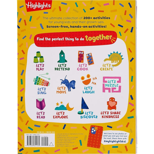 The Highlights Big Book of Activities for Little Kids: Over 200 Crafts, Stories, Recipes, Puzzles and More, Activities Book for Toddlers and Preschoolers (Highlights Books for Little Kids) (Spiral Bound)