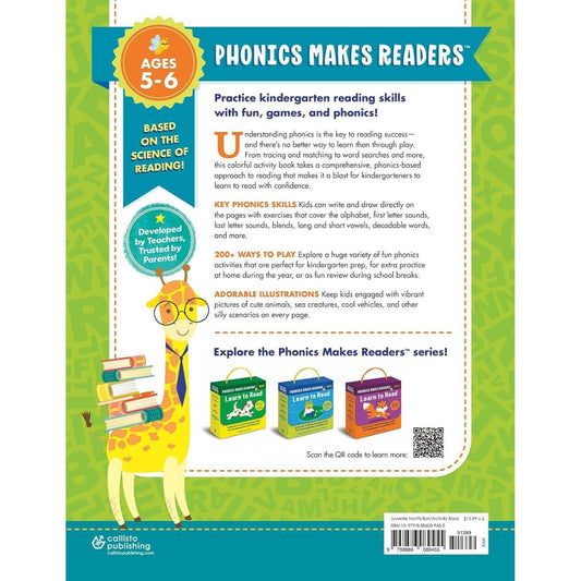 Phonics Makes Readers: Kindergarten Phonics Games: 200+ Fun Activities to Build Reading Skills