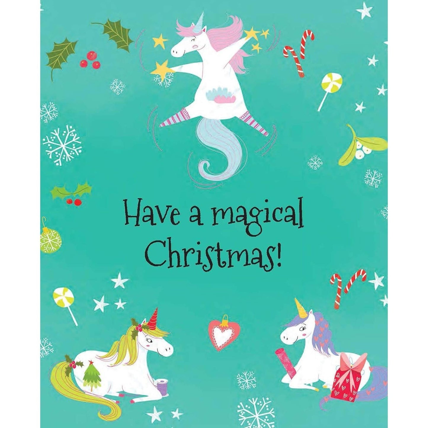 Magical Unicorn Christmas Activity Book