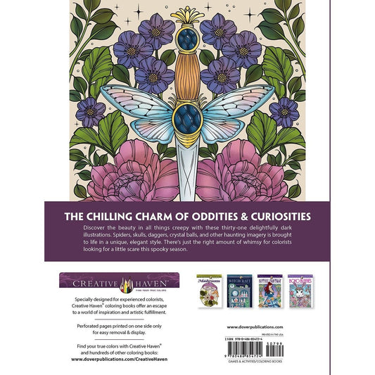 Creative Haven Pretty Creepy Coloring Book