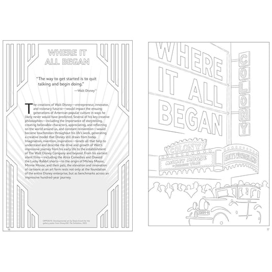 Art of Coloring: Disney 100 Years of Wonder: 100 Images to Inspire Creativity (Spiral Bound)