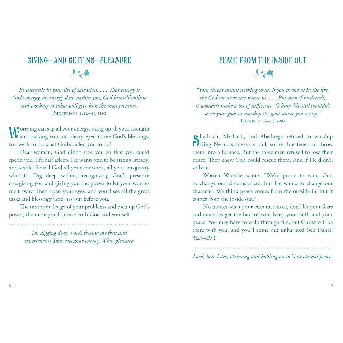 Worry Less, Pray More: A Woman's Devotional Guide to Anxiety-Free Living