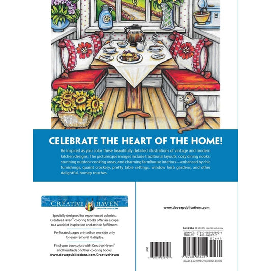 Creative Haven Country Kitchen Charm Coloring Book