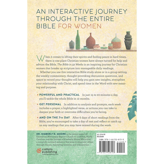 The Bible in 52 Weeks: A Yearlong Bible Study for Women (Bible in 52 Weeks) (Spiral Bound)