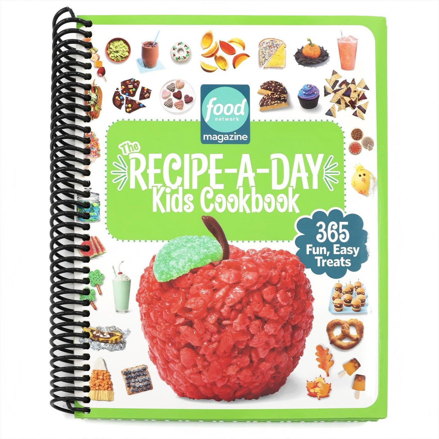 Food Network Magazine the Recipe-A-Day Kids Cookbook: 365 Fun, Easy Treats (Spiral Bound)