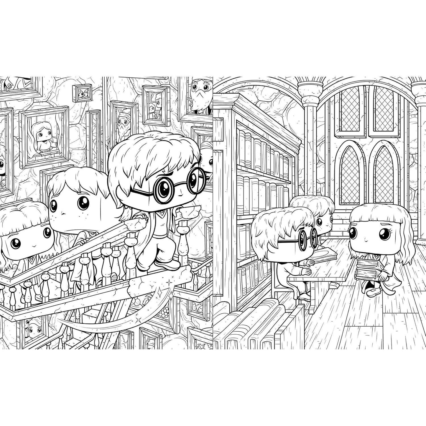 Funko Pop! Harry Potter and the Sorcerer's Stone: The Official Coloring Book