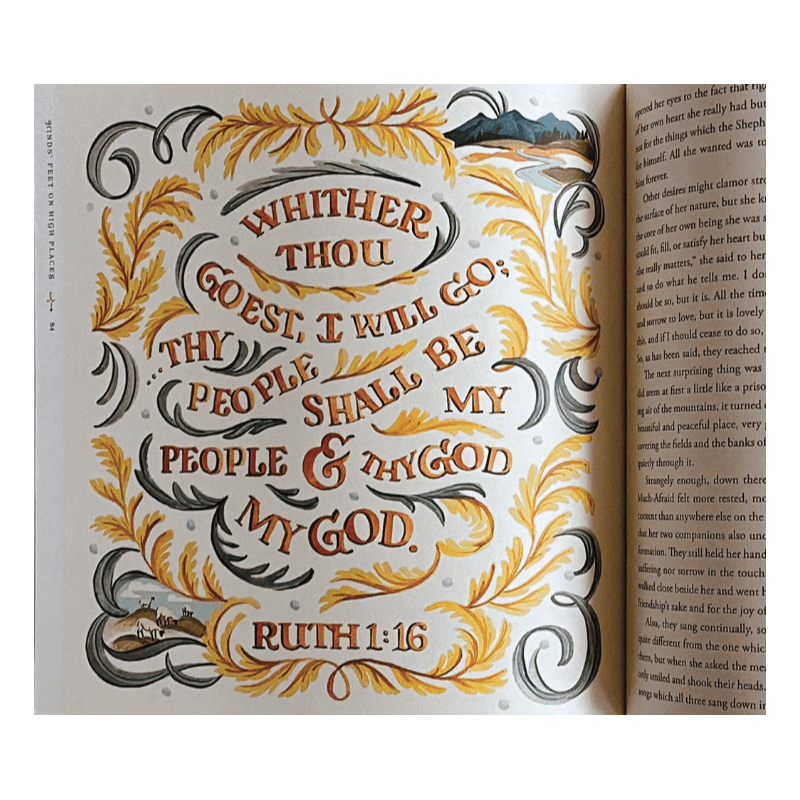 Hinds' Feet on High Places: An Engaging Visual Journey (Spiral Bound)