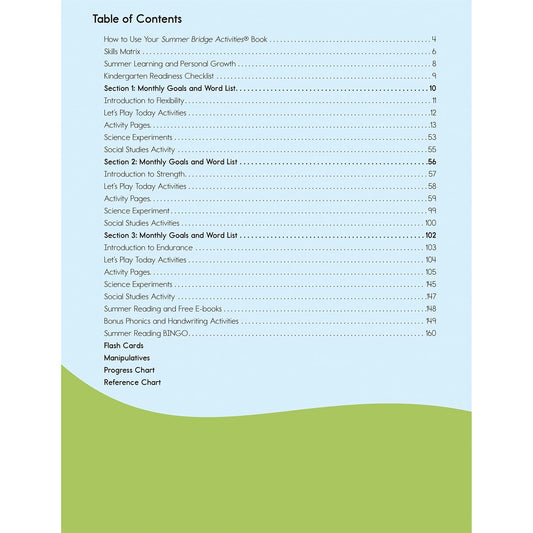 Summer Bridge Activities, Grades Pk - K (Summer Bridge Activities) (Spiral Bound)