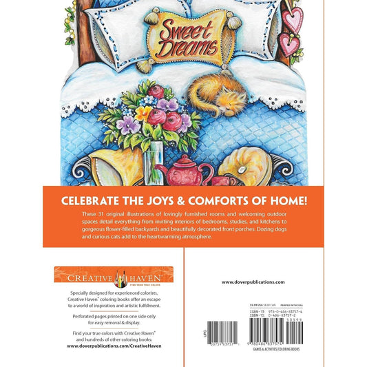 Creative Haven Home Sweet Home Coloring Book (Spiral Bound)