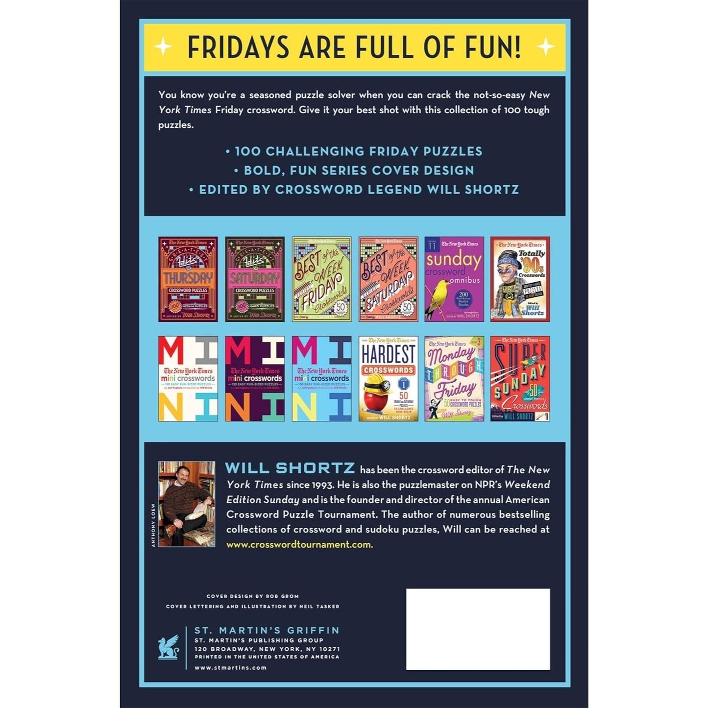 The New York Times Greatest Hits of Friday Crossword Puzzles: 100 Hard Puzzles
