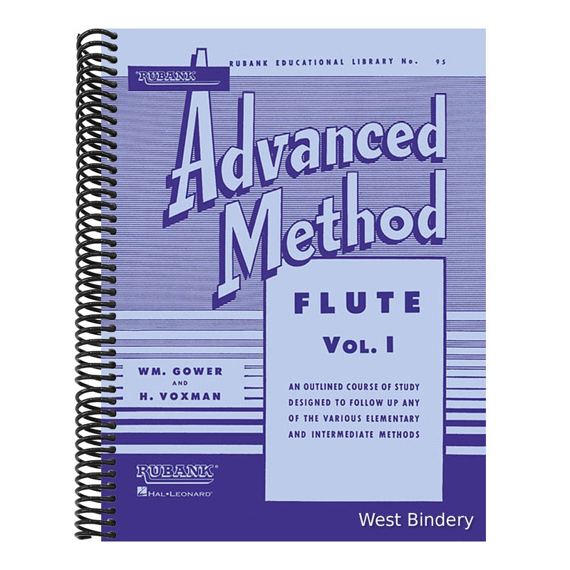 Rubank Advanced Method: Flute Vol. 1 (Rubank Educational Library No. 95) - Flute Sheet Music Book