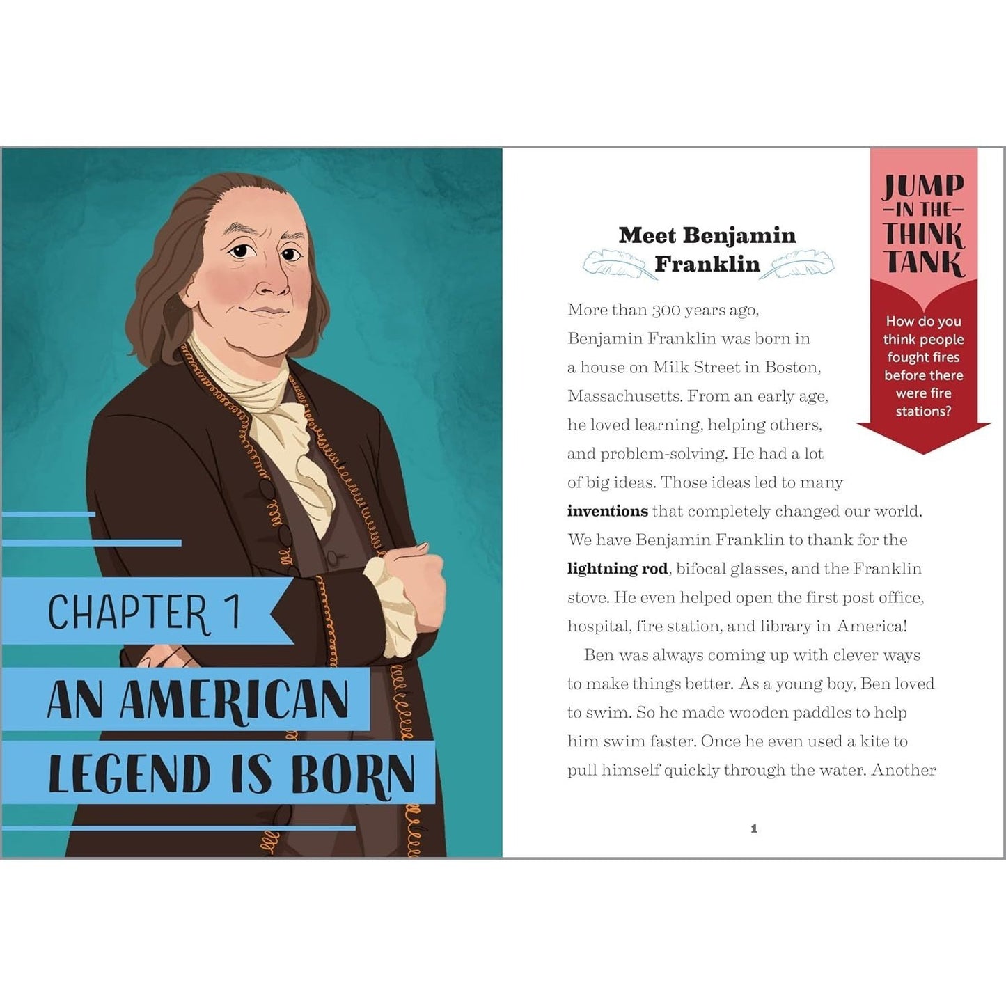 The Story of Benjamin Franklin: An Inspiring Biography for Young Readers