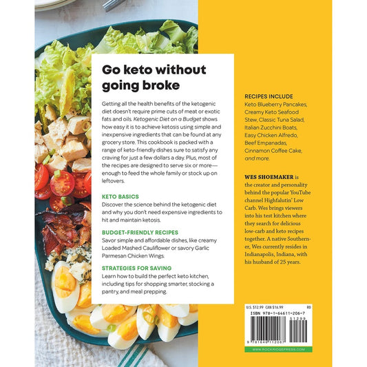 Ketogenic Diet on a Budget: Shop Smarter, Batch Cook, and Eat Better (Spiral Bound)