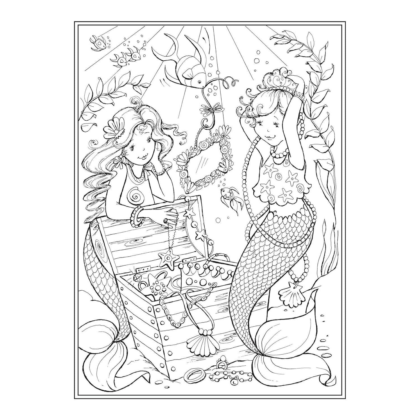 Little Mermaid Friends Coloring Book