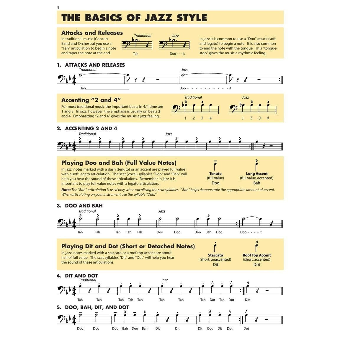 Essential Elements for Jazz Ensemble Trombone Book/Online Media Beginner Jazz Trombone Sheet Music and Improvisation Guide Hal Leonard Jazz Instructio