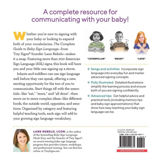 The Complete Guide to Baby Sign Language: 200+ Signs for You and Baby to Learn Together (Spiral Bound)