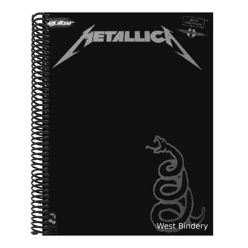 Metallica Black Album Guitar Tab Songbook with 12 Metallica Album Hits