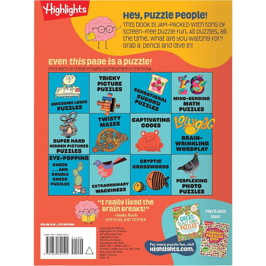 Brainplay Trickiest Puzzles Ever: Extra Tricky Brain Teasers, Logic Puzzles and Games for Kids 7 and Up, Over 200 Brain Games for Kids (Brainplay Puzzle Books) (Spiral Bound)