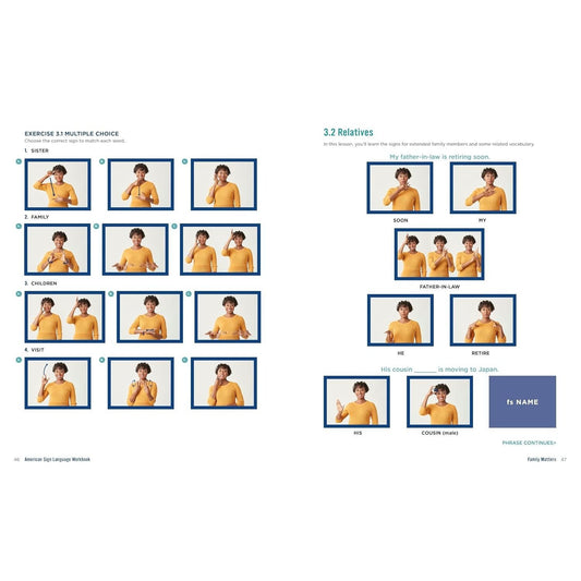 American Sign Language Workbook: Exercises to Build Your Signing Vocabulary
