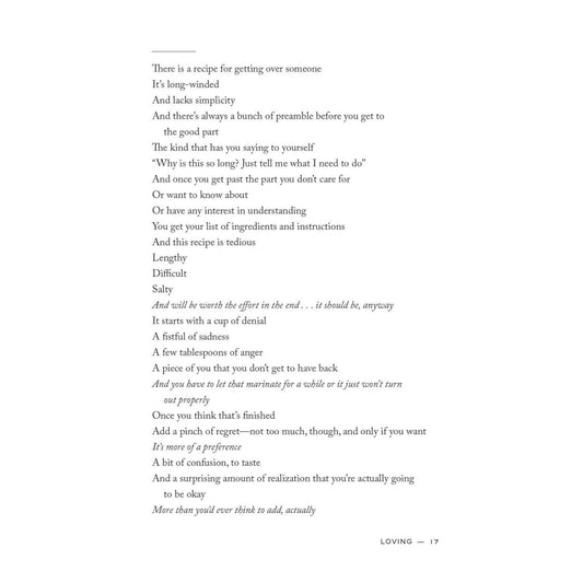 I Hope You Remember: Poems on Loving, Longing, and Living