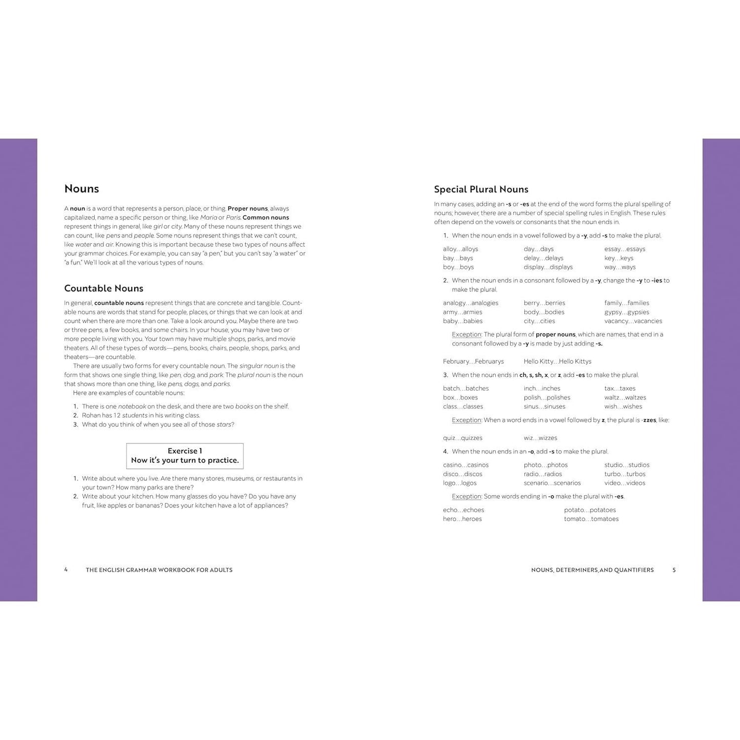 The English Grammar Workbook for Adults: A Self-Study Guide to Improve Functional Writing (Spiral Bound)
