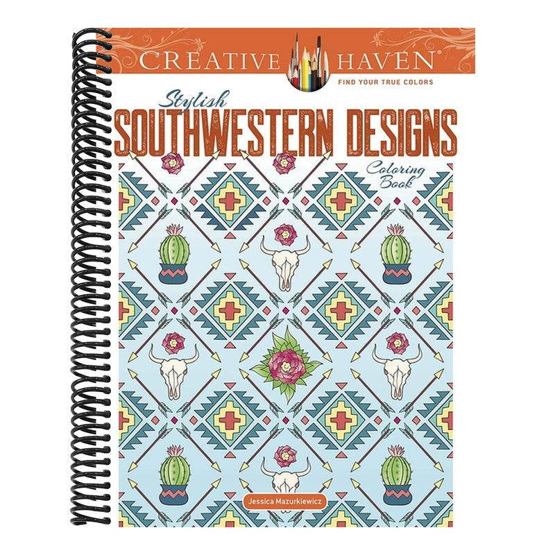 Creative Haven Stylish Southwestern Designs Coloring Book