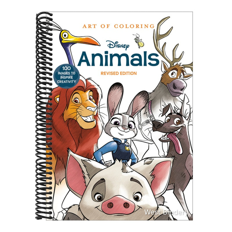Art of Coloring: Disney Animals: 100 Images to Inspire Creativity