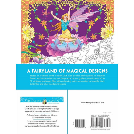 Creative Haven Fairy Gardens Coloring Book
